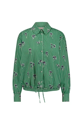 Studio Anneloes | Dio poplin flower stripe blouse