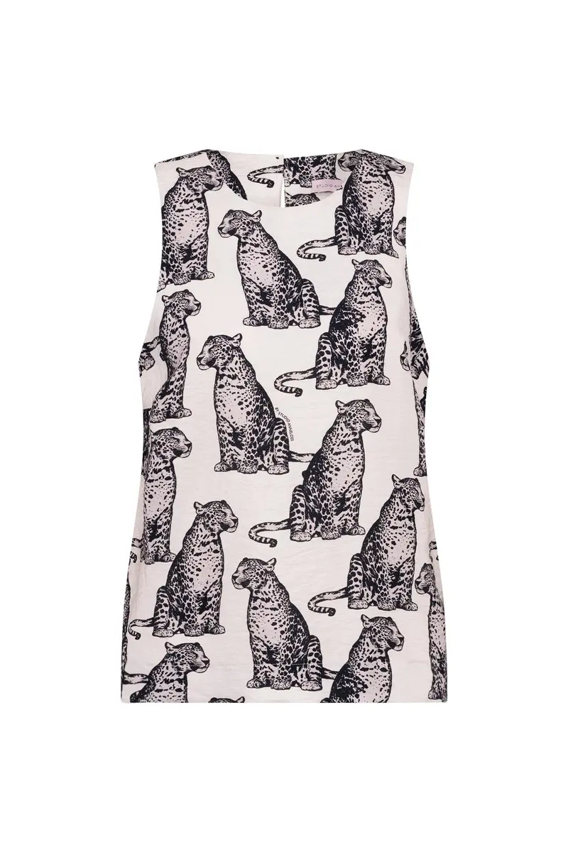 Studio Anneloes | Ebony panther top