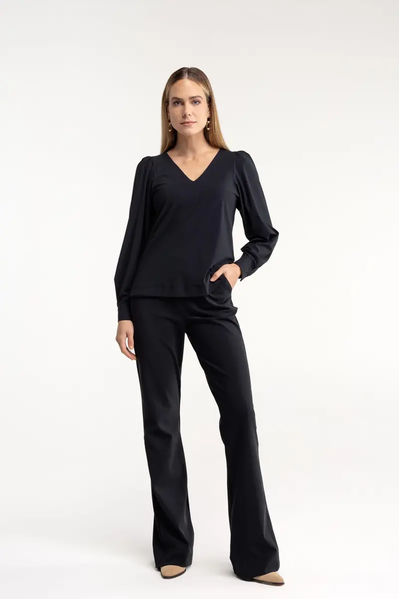 Studio Anneloes | Flair long bonded trousers