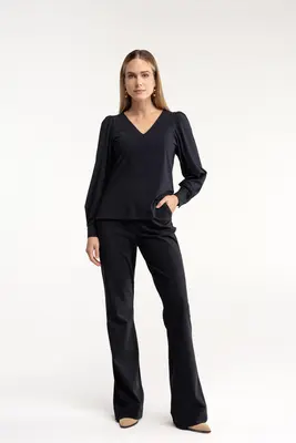 Studio Anneloes | Flair long bonded trousers