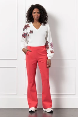 Studio Anneloes | Flair long bonded trousers