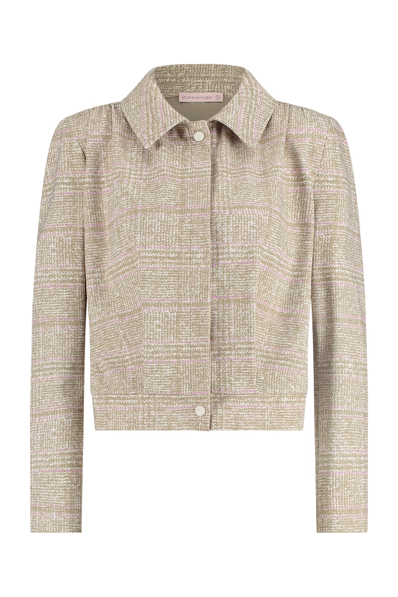 Studio Anneloes | Goldie bonded check jacket