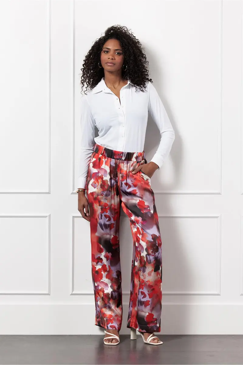 Studio Anneloes | Inky flower trousers