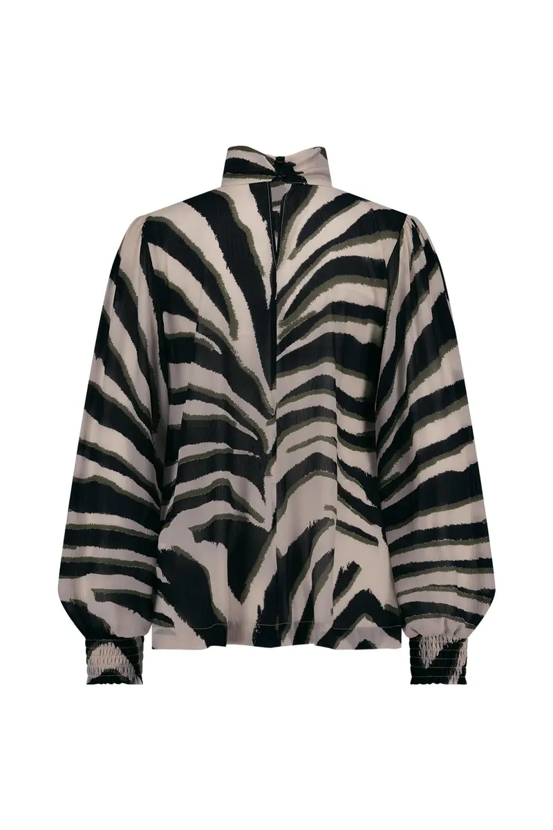 Studio Anneloes | Izza zebra crepe top
