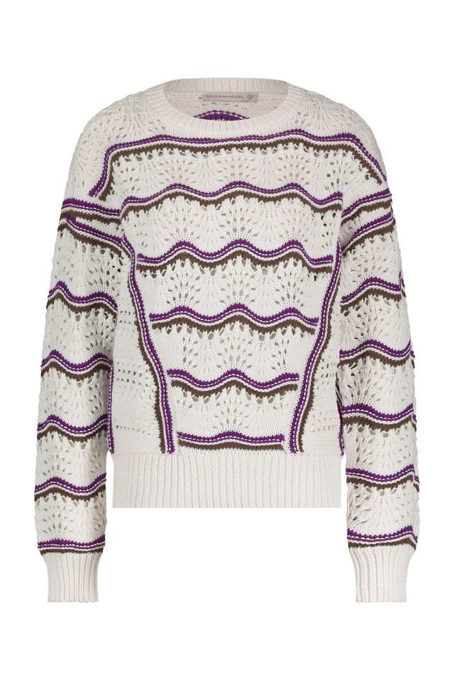 Studio Anneloes | Leana ajour pullover