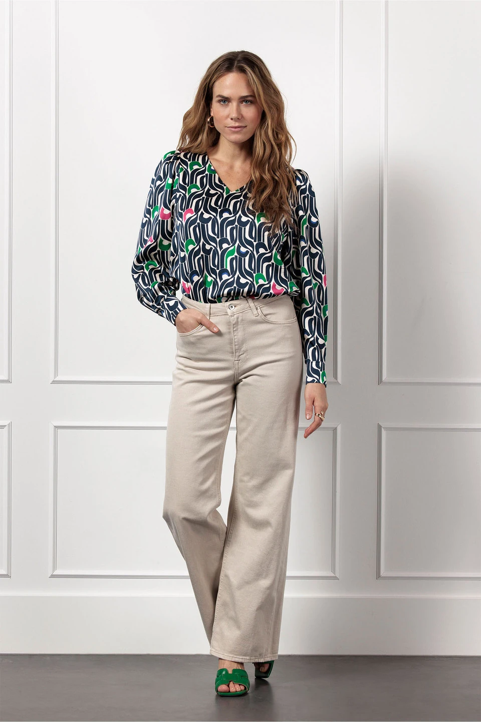 Studio Anneloes | Les satin bows top