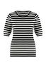 Studio Anneloes | Luna stripe short slv pullover