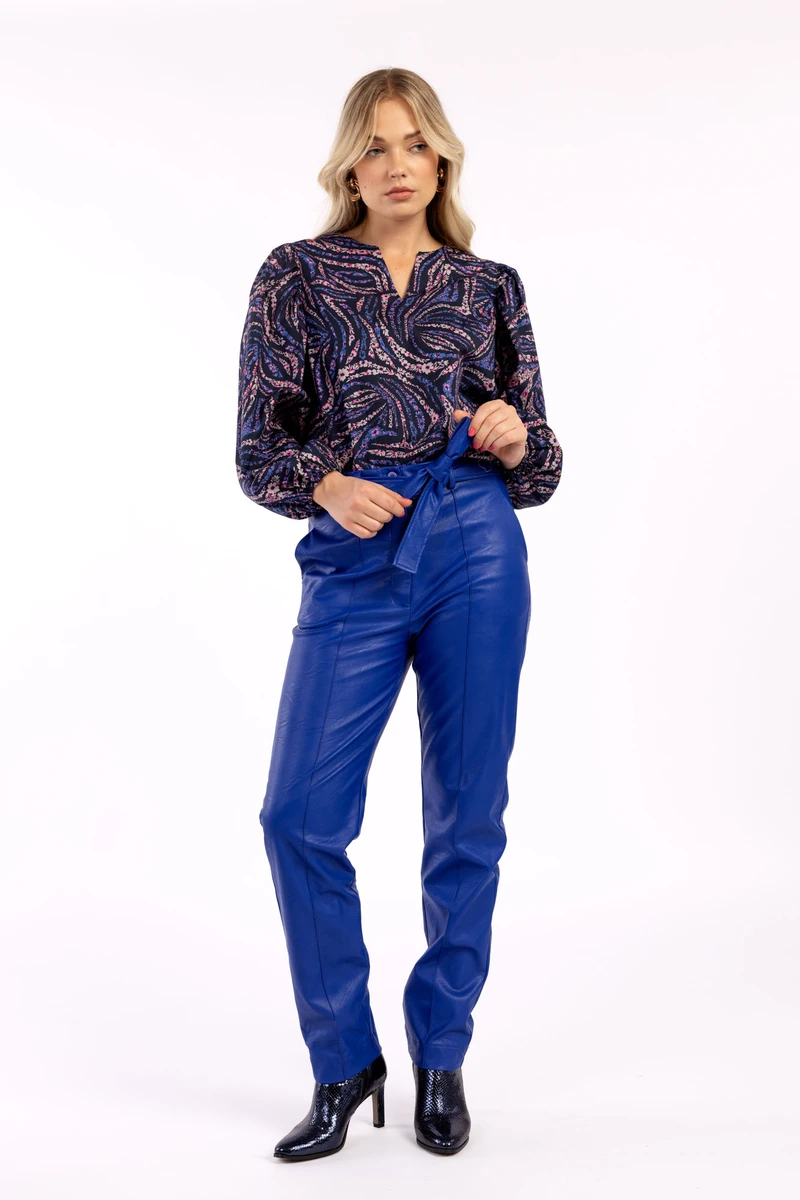 Studio Anneloes | Mita faux leather trousers