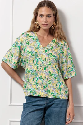 Studio Anneloes | Patty pastel v neck top