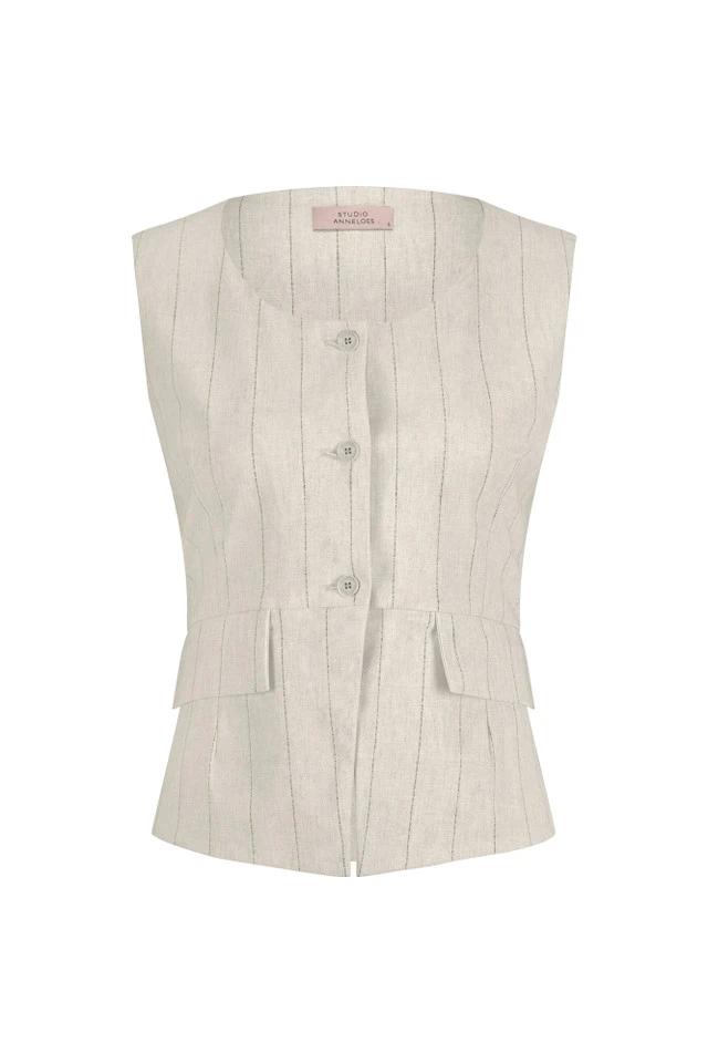 Studio Anneloes | Rebekka pinstripe gilet