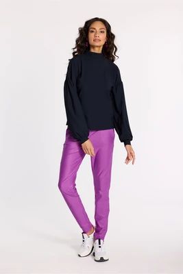 Studio Anneloes | Stairdown shiny trousers