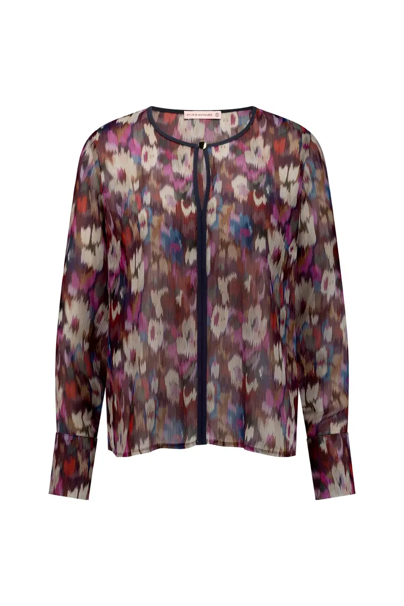 Studio Anneloes | Veerle leoflower crepe blouse