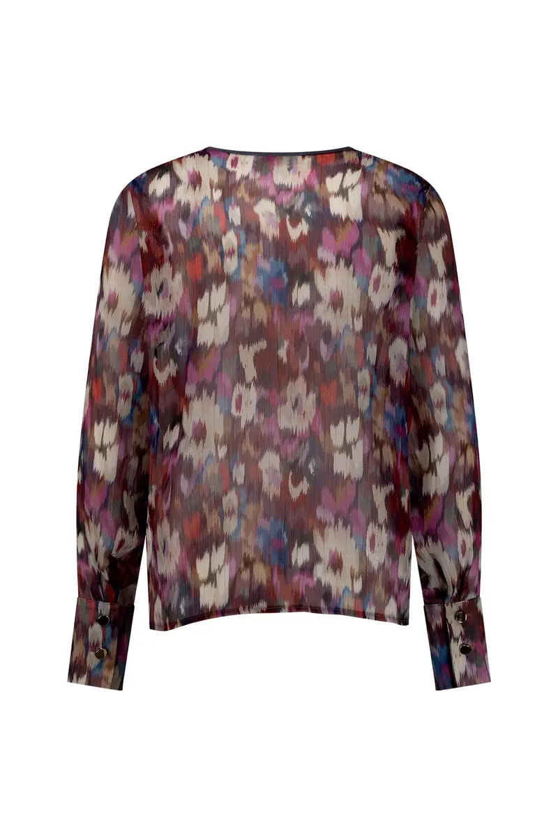 Studio Anneloes | Veerle leoflower crepe blouse
