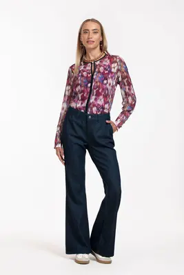 Studio Anneloes | Veerle leoflower crepe blouse