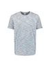 T-shirt crewneck multi coloured melange stripes