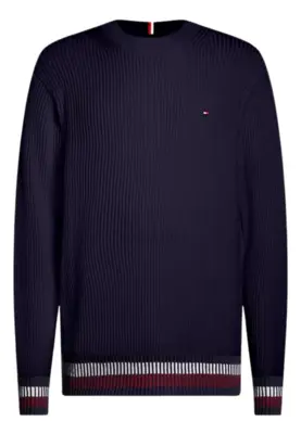 Tommy Hilfiger | SHADOW GS RIB CREW, DW5 desert sky