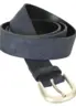 Trezz | Maan 3cm gun navy leren pasant donker blauw