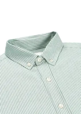 Van Harper | OXFORD SHIRT OLIVE STRIPES