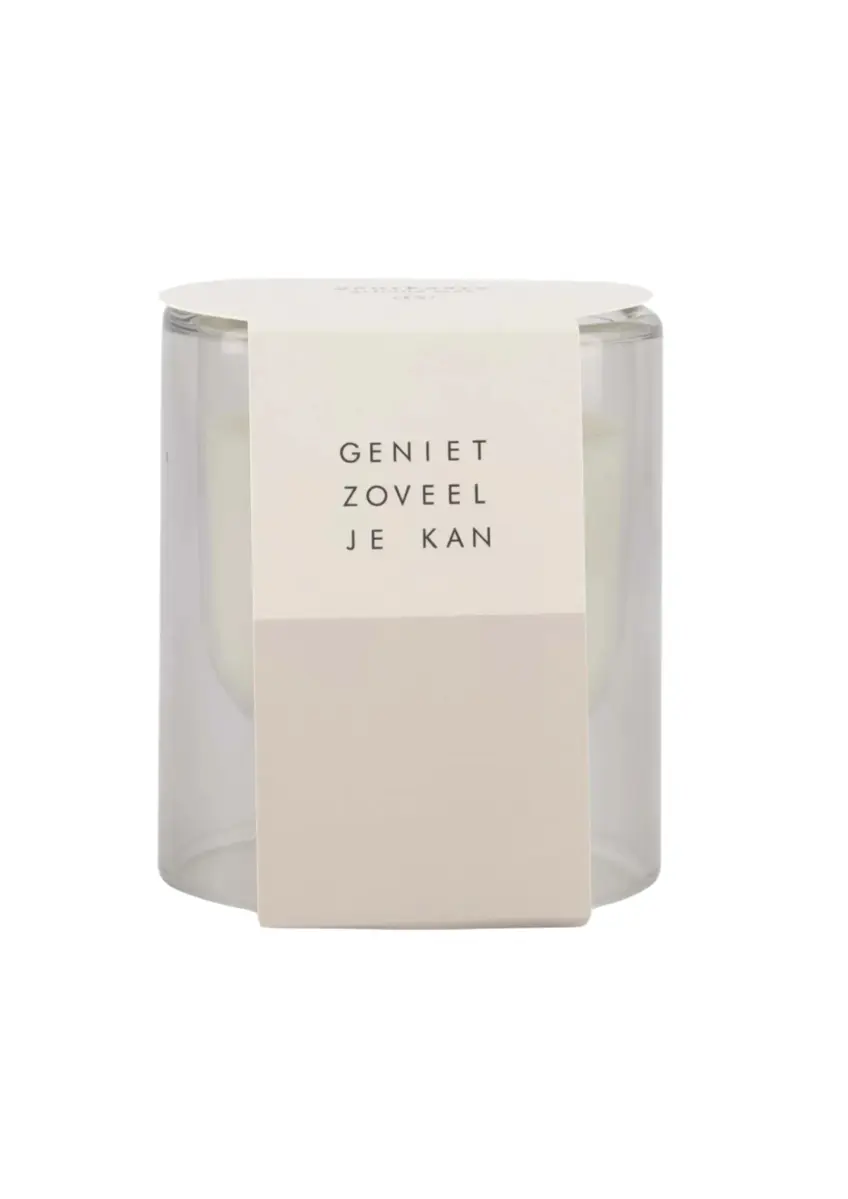 Zusss | Geurkaars glas m