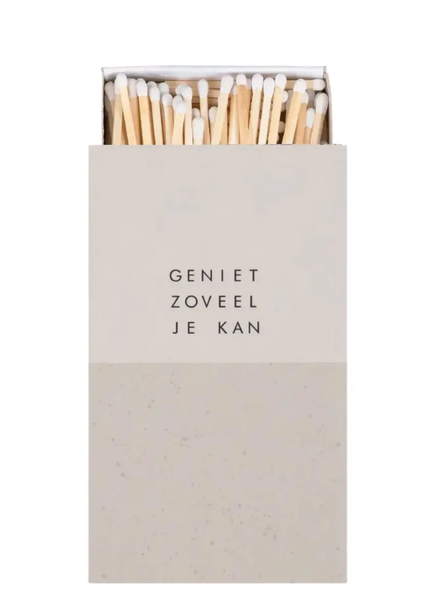Zusss | Lucifers geniet wit/zand