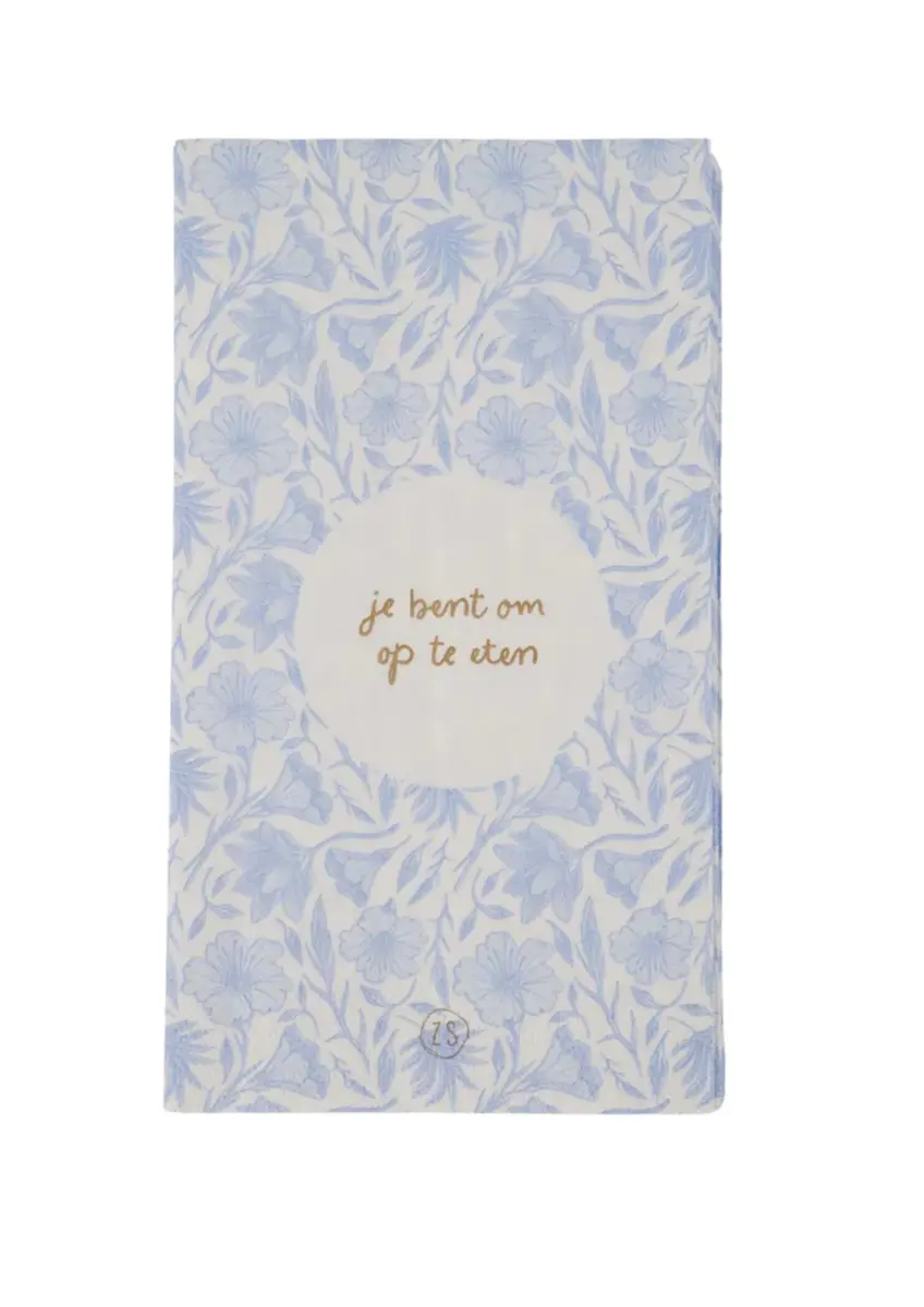 Zusss | Servetten bloemen 11x20cm