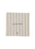 Zusss | Servetten leukerd hartje streep 12.5x12.5cm wit/zand