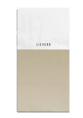 Zusss | Servetten lieverd 11x20cm wit/zand