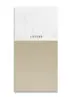 Zusss | Servetten lieverd 11x20cm wit/zand